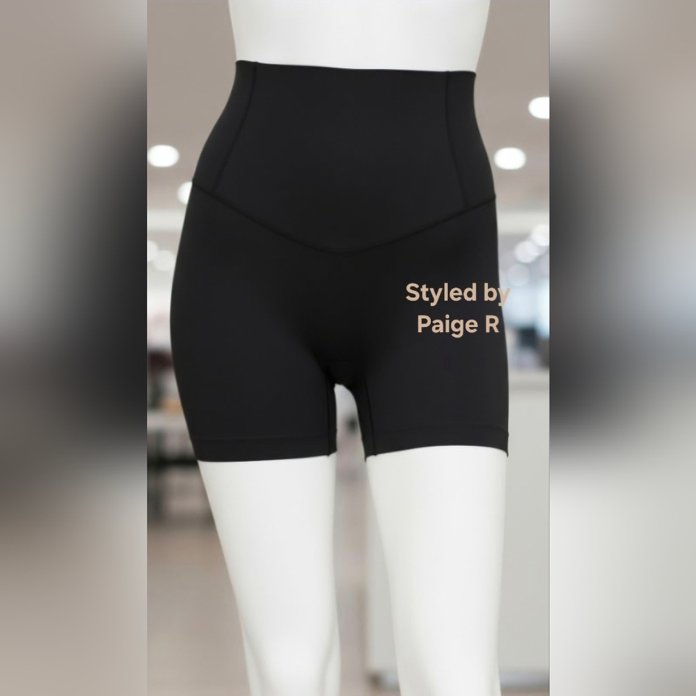💕NWT SKIMS Bonded Corset Group Shorts Black Short ONYX S